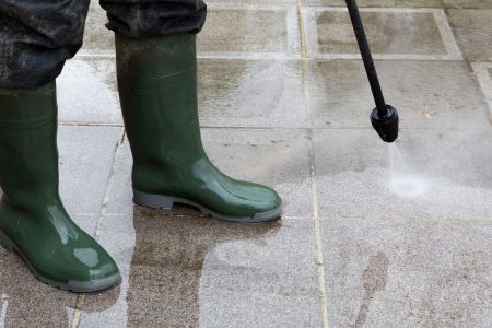 Temple pressure washing